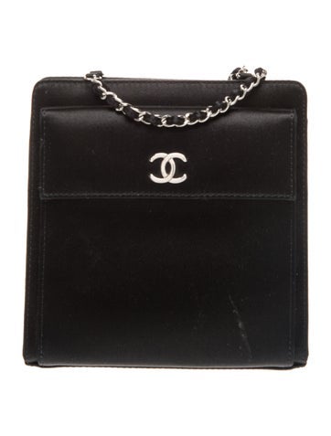 Satin Chain CC Shoulder Bag