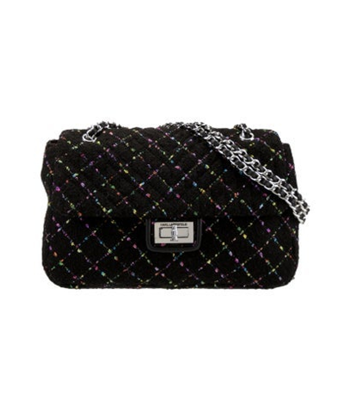 Karl Lagerfeld Lagerfeld Tweed Shoulder Bag