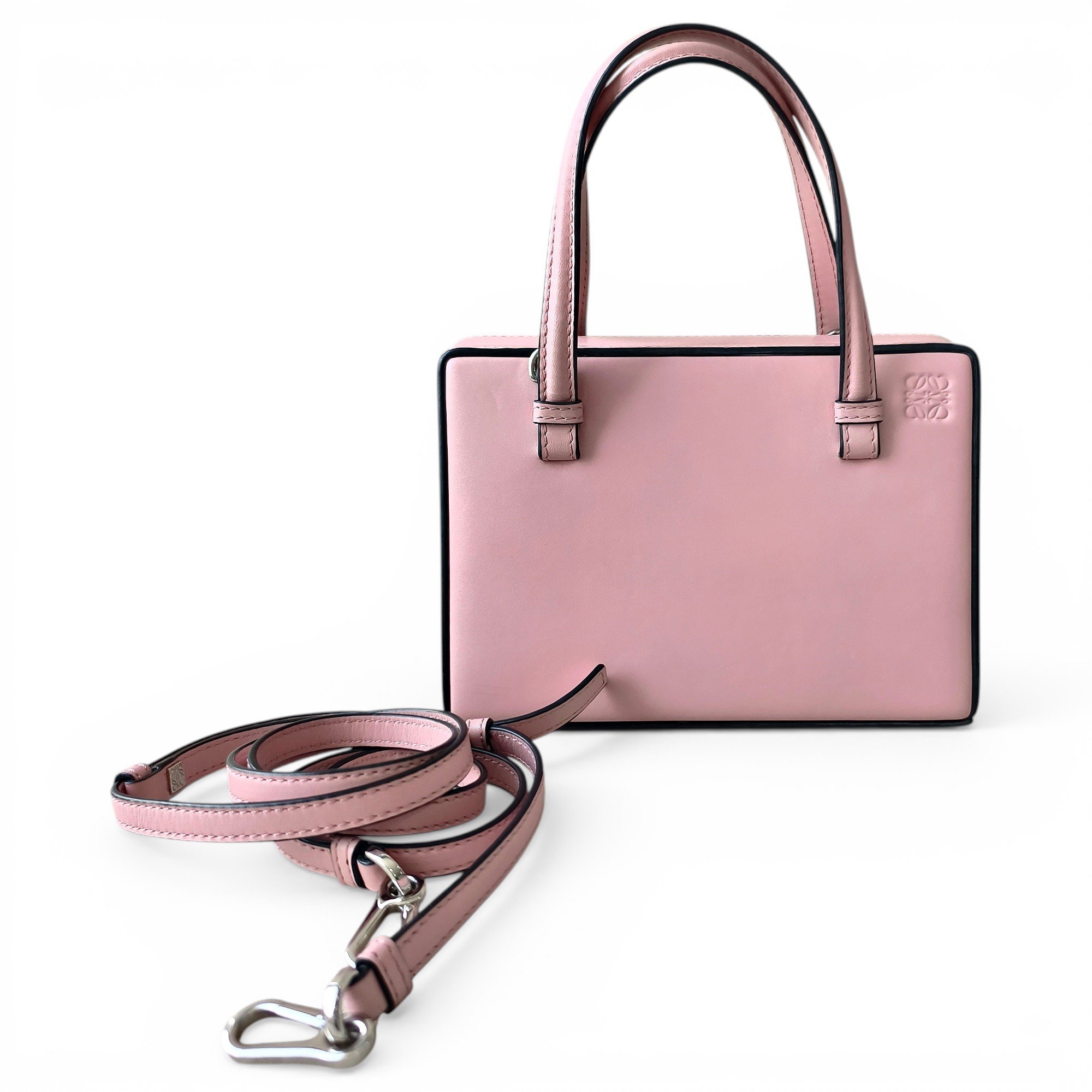 Postal leather handbag