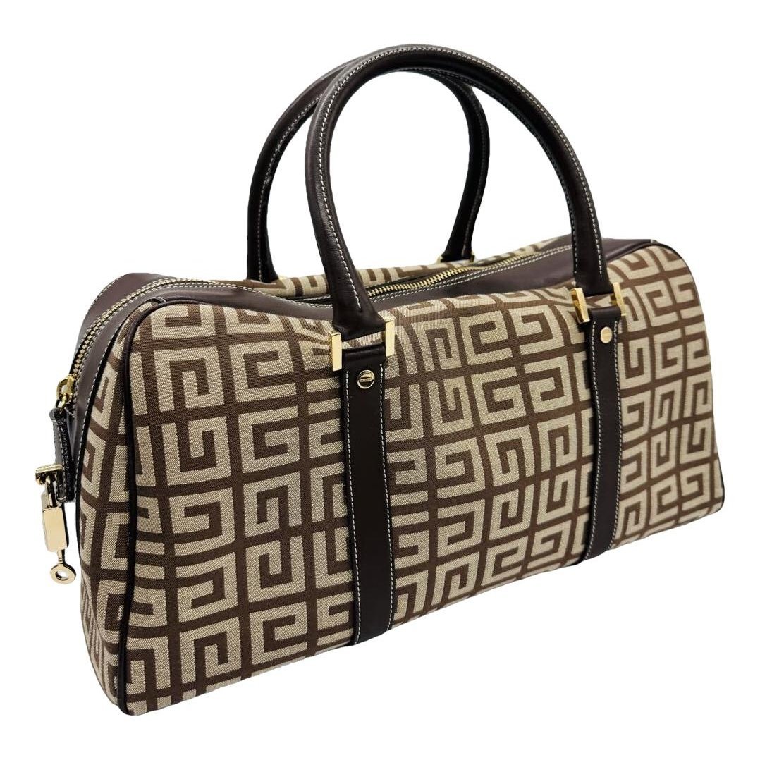 Leather bowling bag