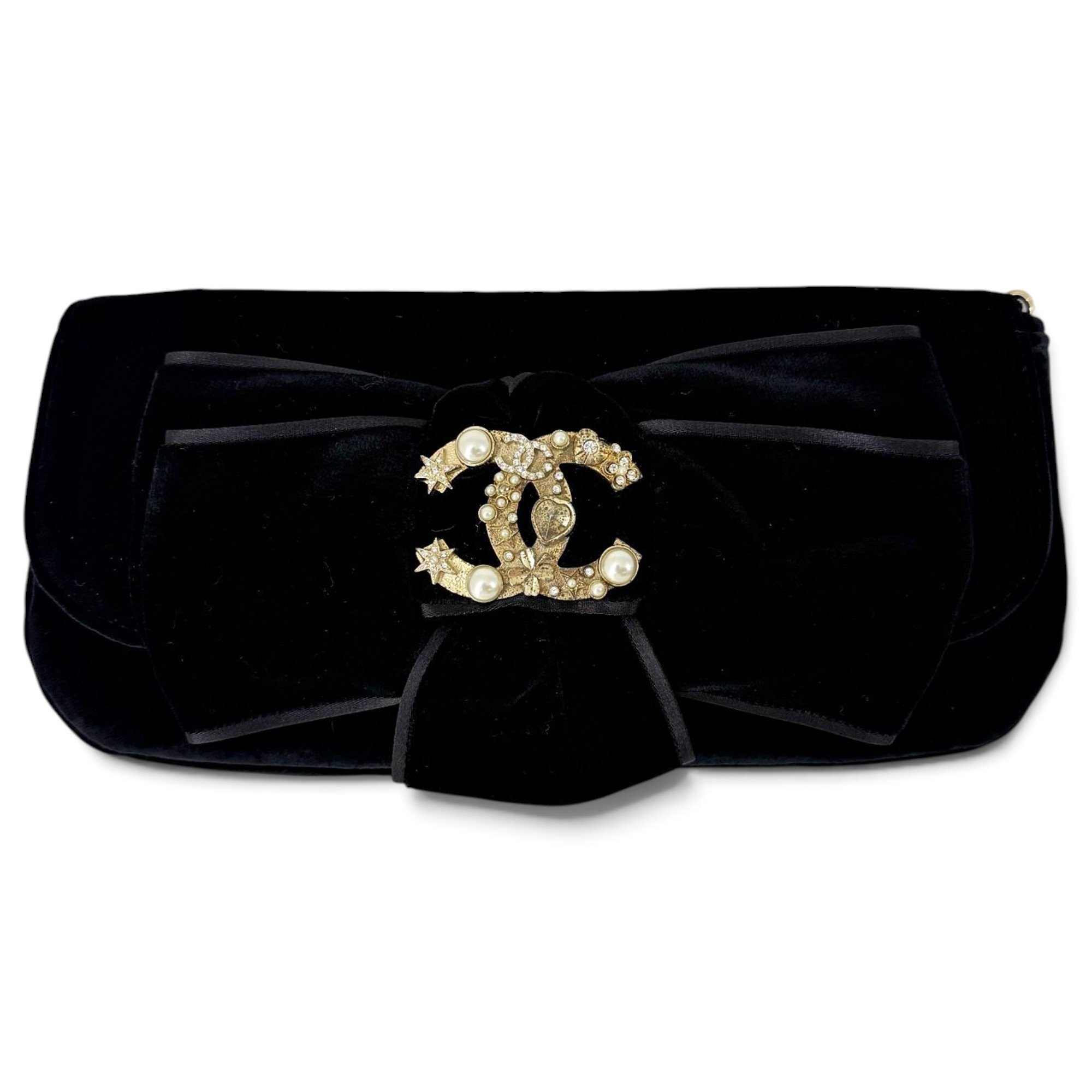 Velvet handbag