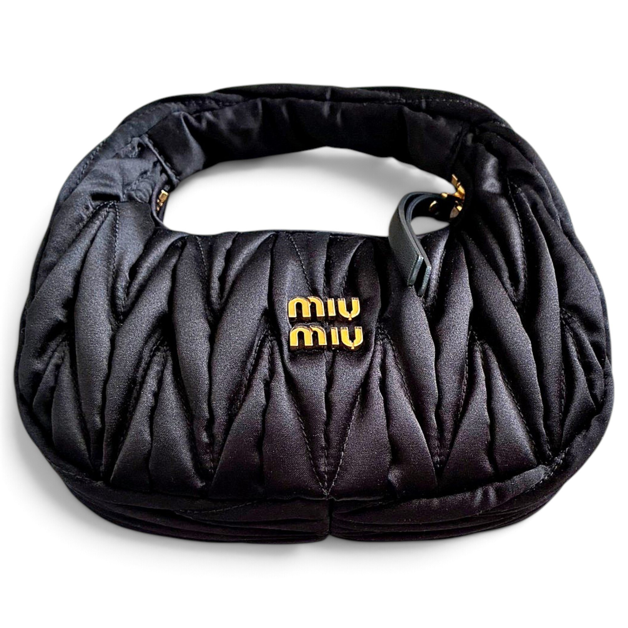 Miu Wander silk crossbody bag