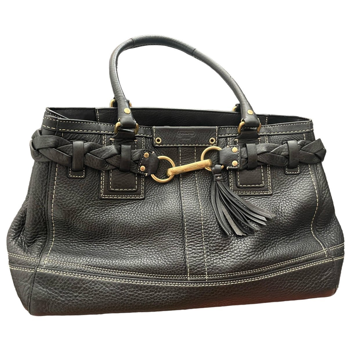 Leather handbag