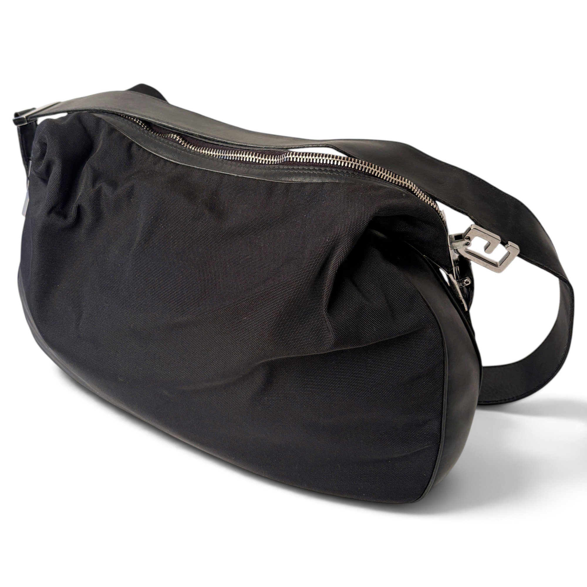 Attache leather crossbody bag