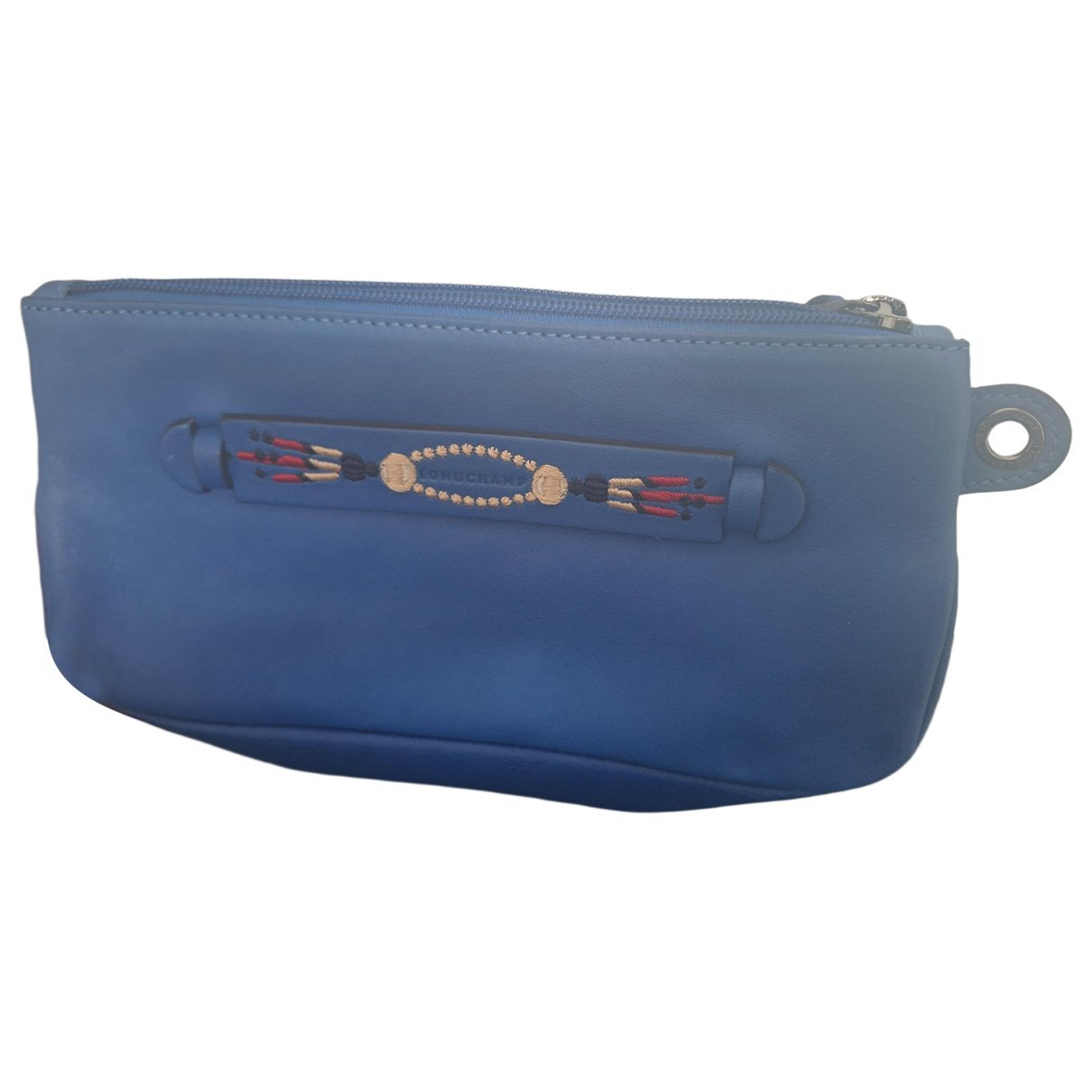 Longchamp 3D leather clutch bag