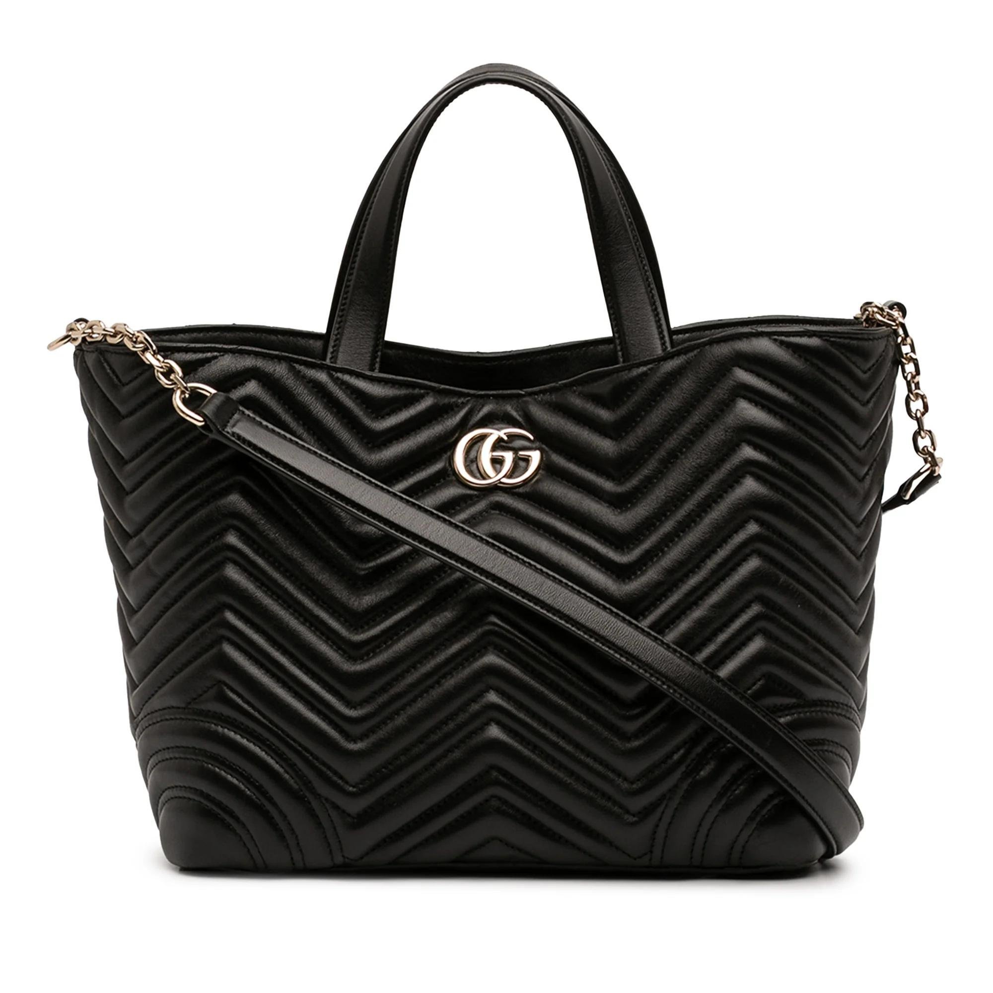 GG Marmont pony-style calfskin handbag