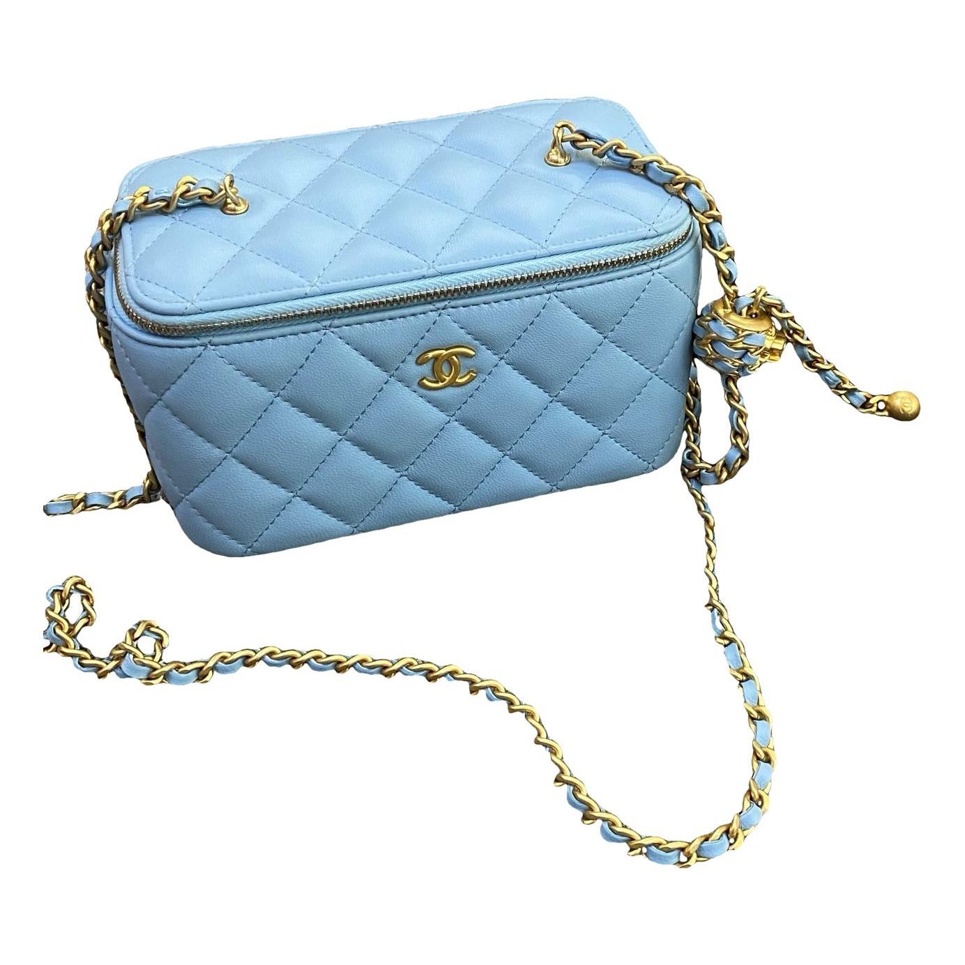 Trendy CC Vanity leather handbag