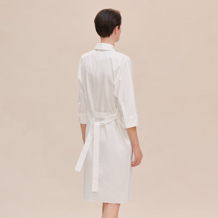 Blanc Shirt Dress