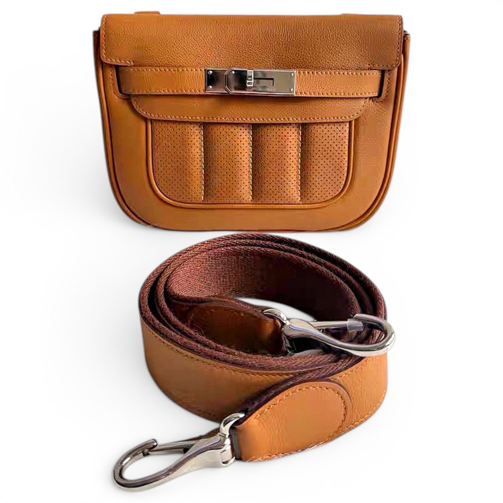 Berline leather handbag