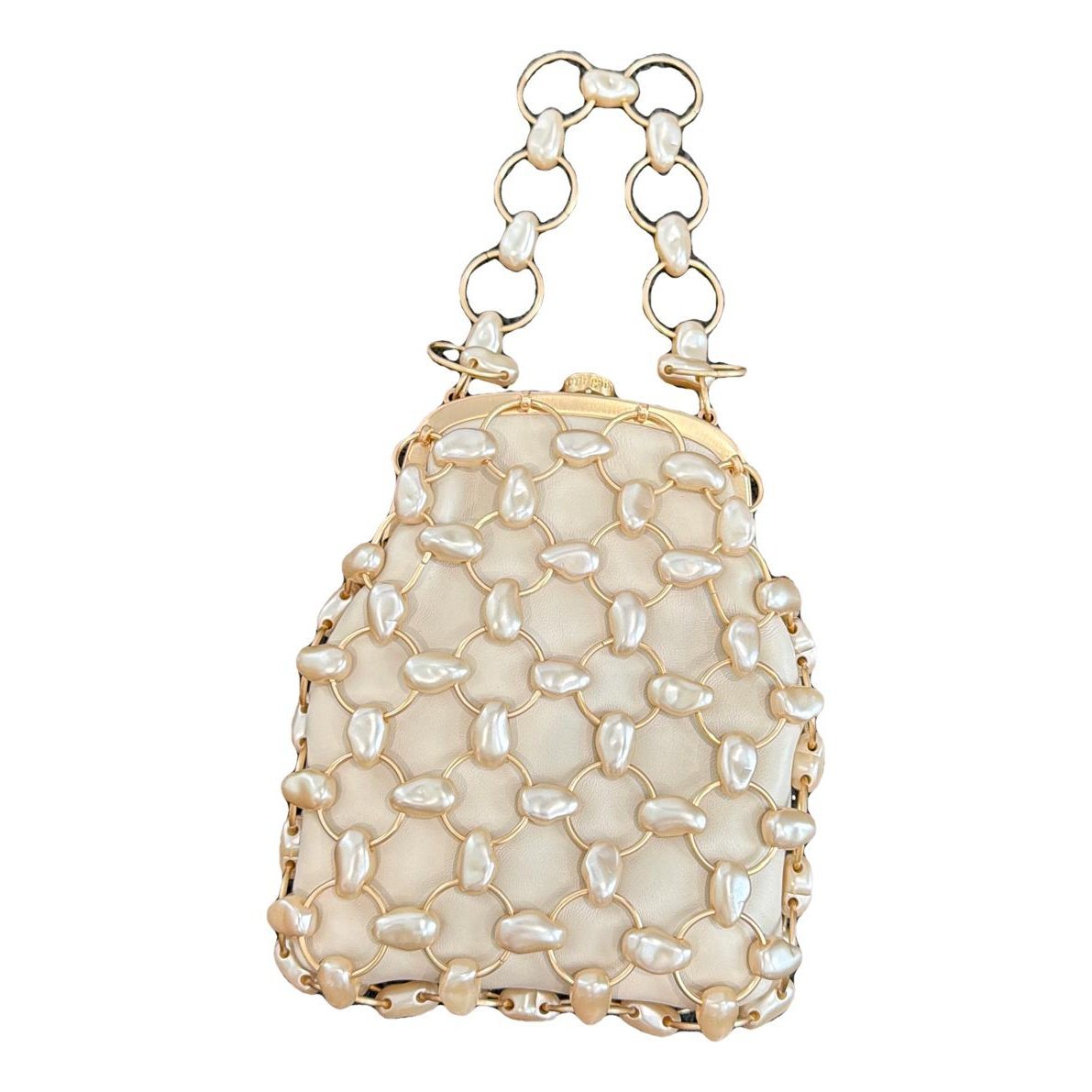 Cult Gaia Leather clutch bag