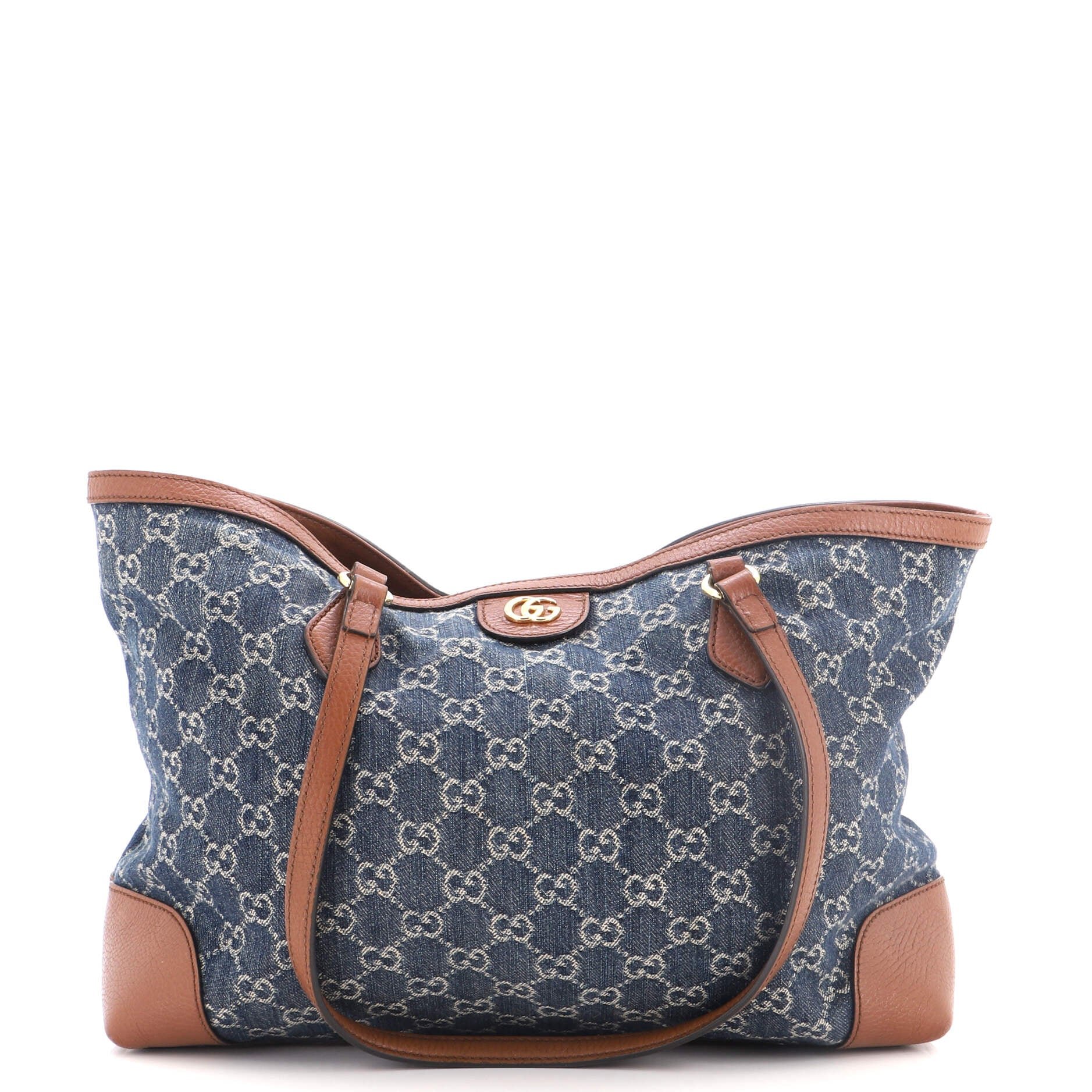 Gucci Ophidia Shopping Tote GG Denim Medium