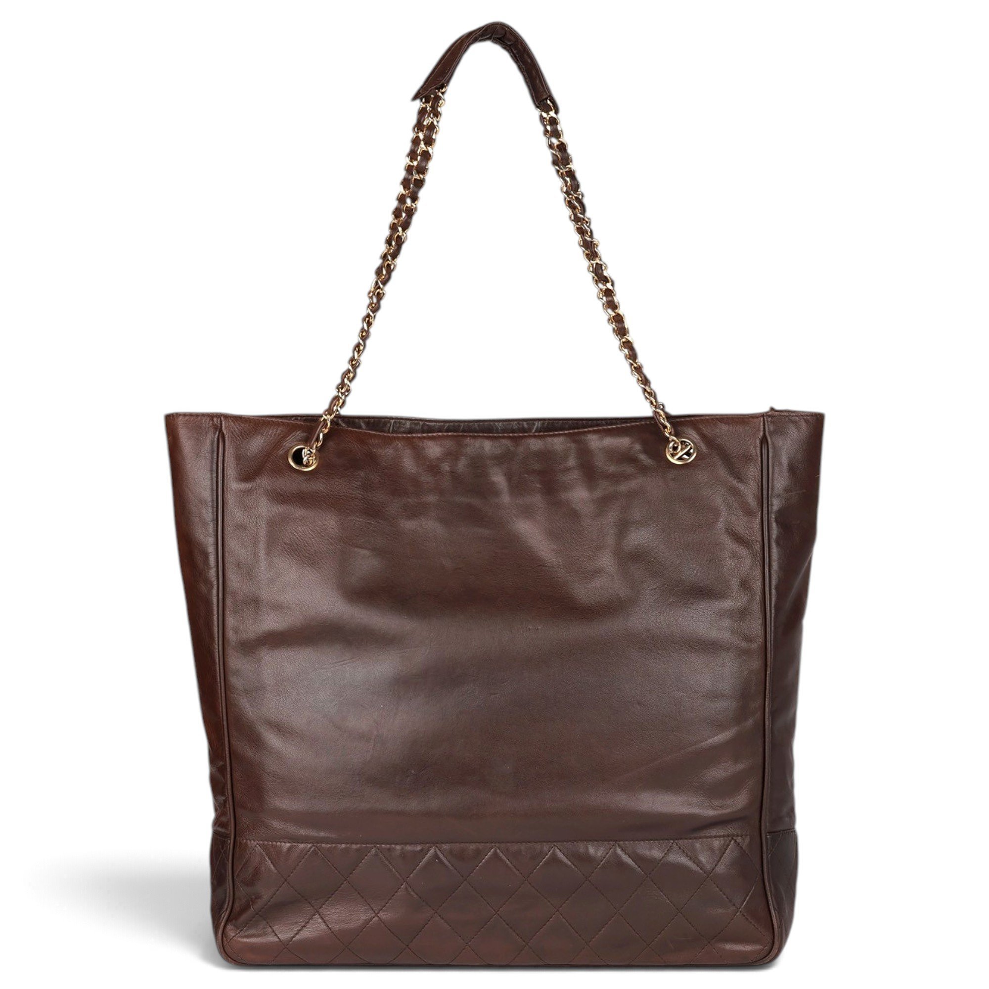 Leather tote