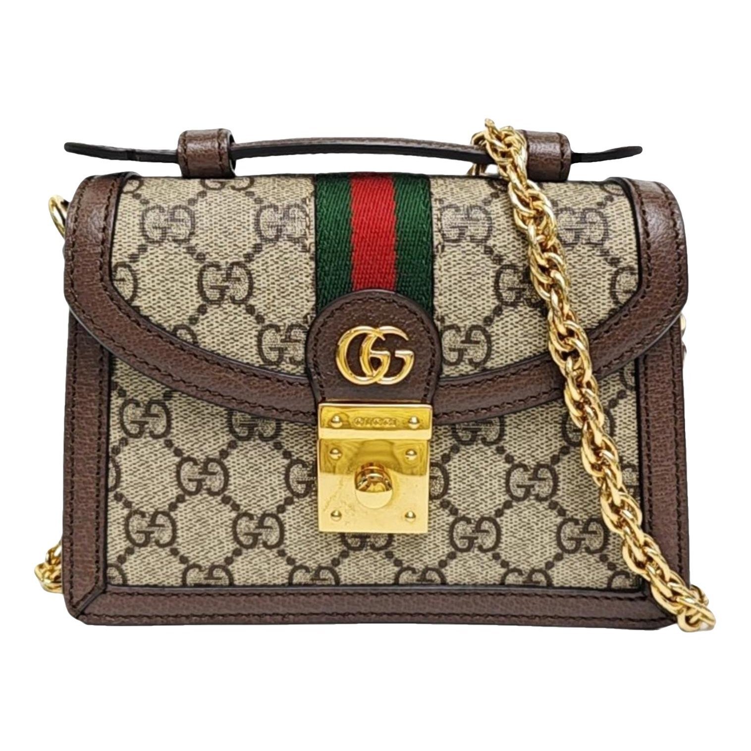 Ophidia leather handbag