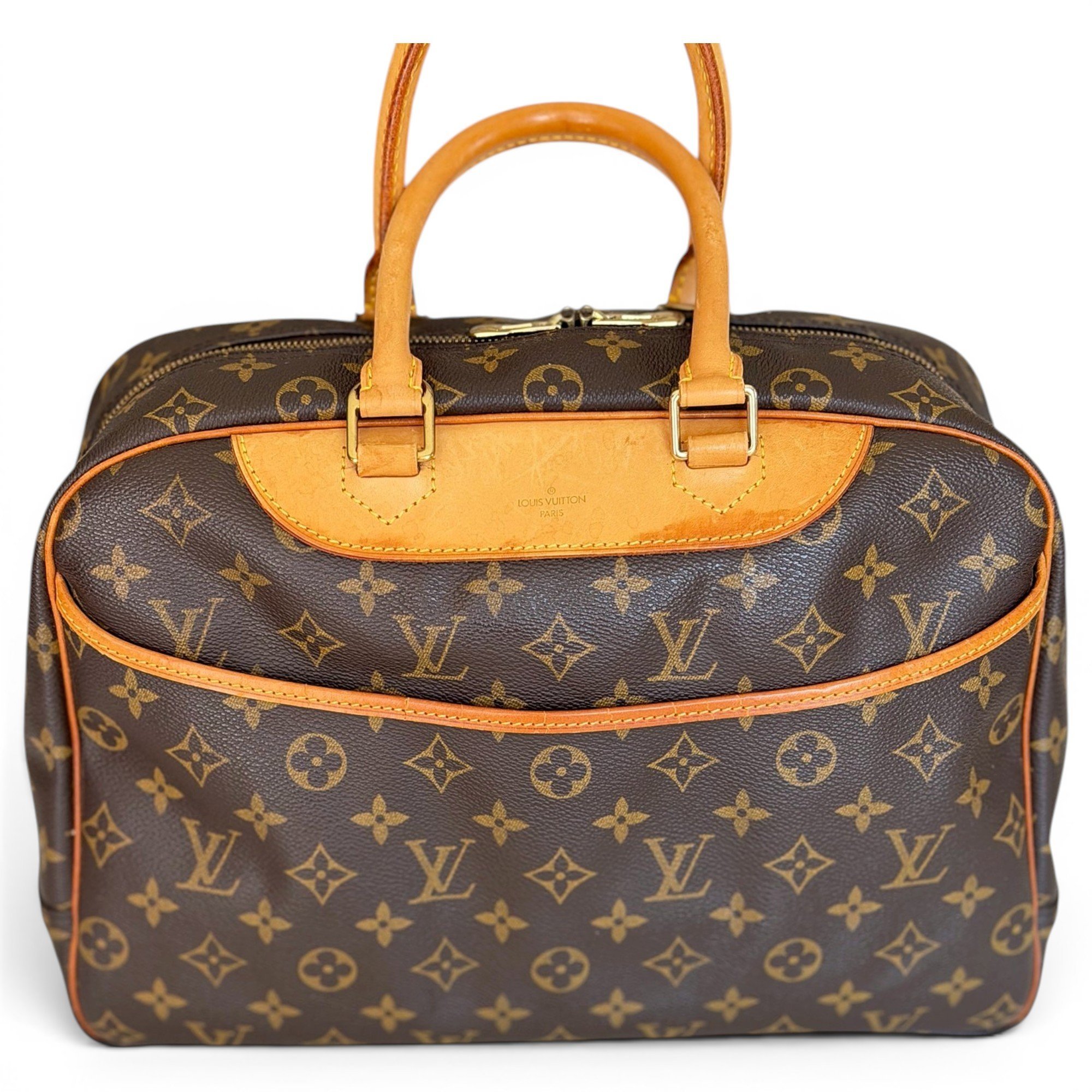 Deauville leather handbag