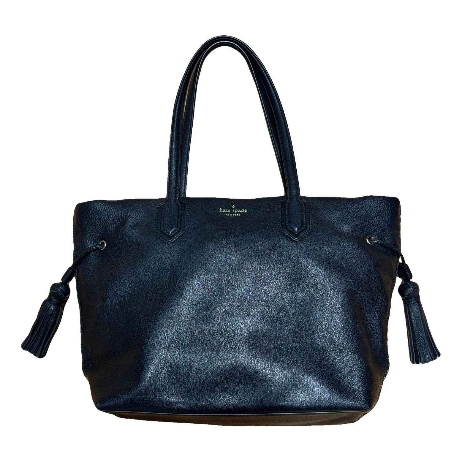 Leather tote