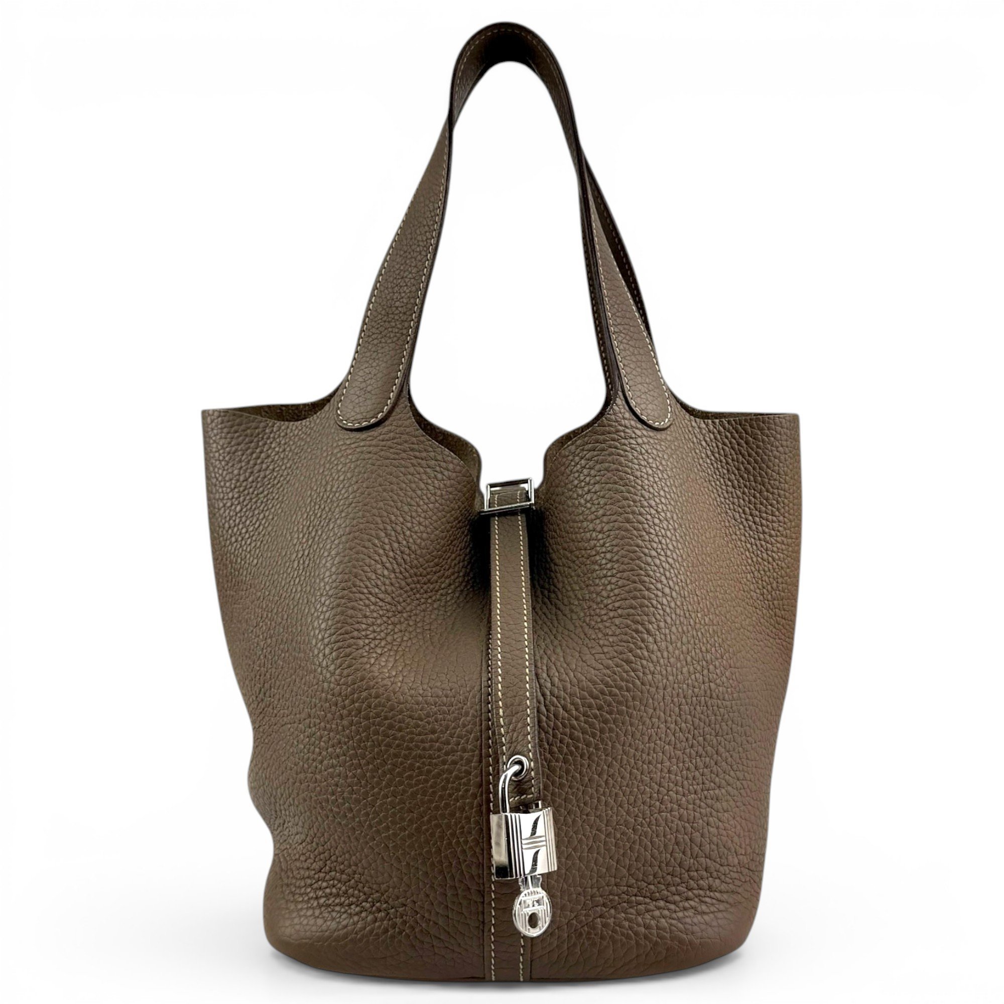 Picotin leather handbag