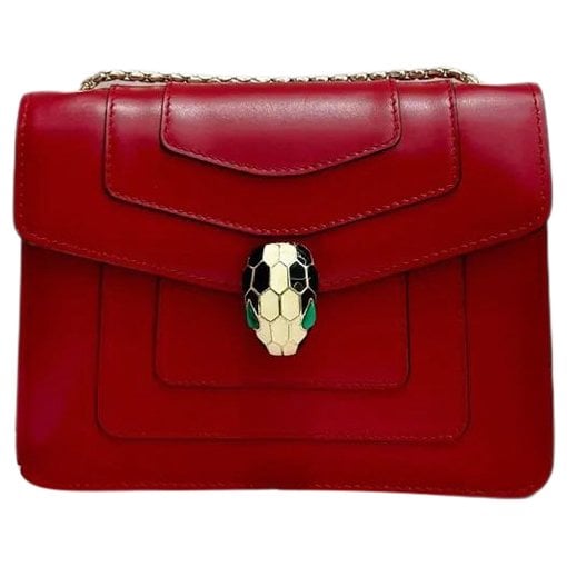 Serpenti leather crossbody bag