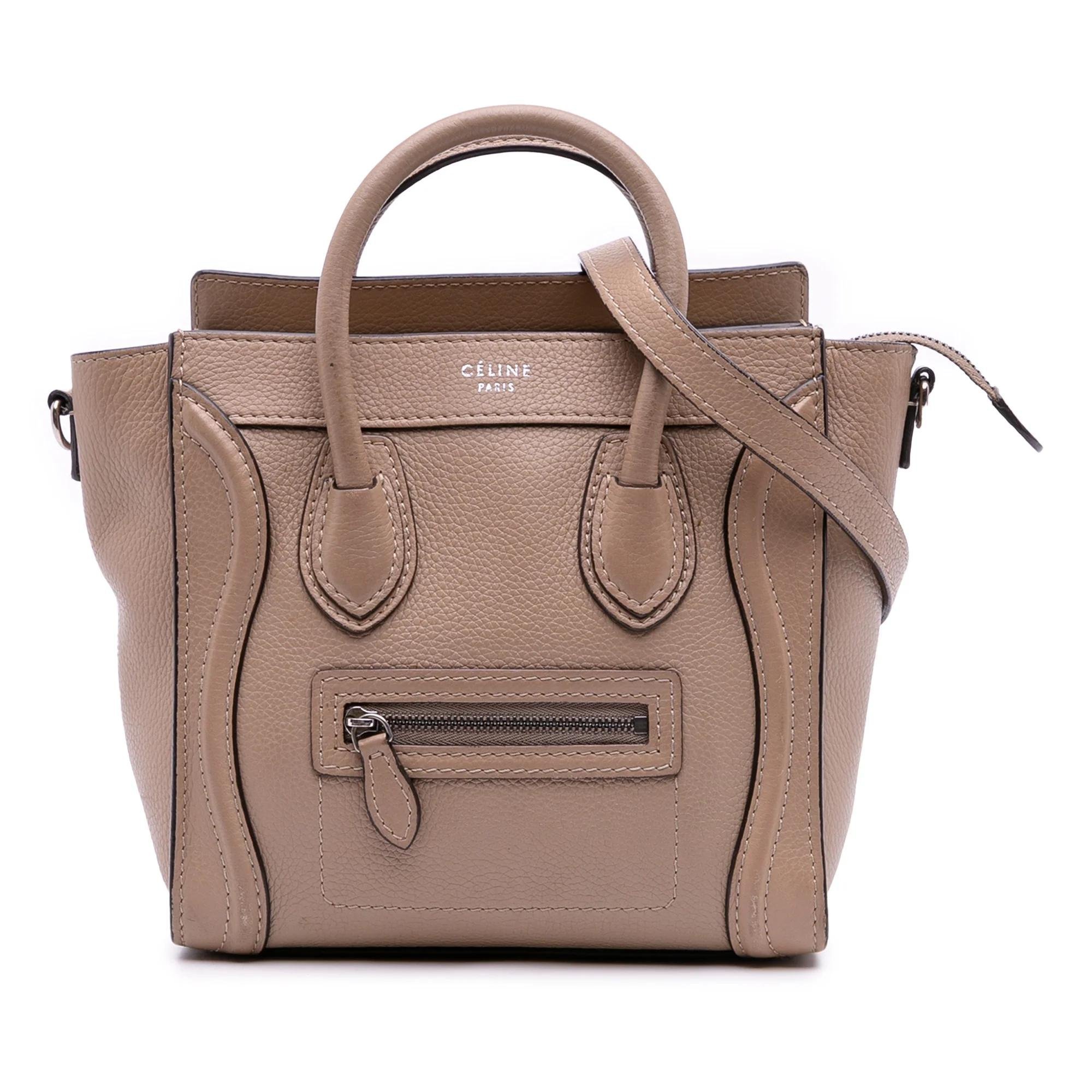 Luggage pony-style calfskin handbag