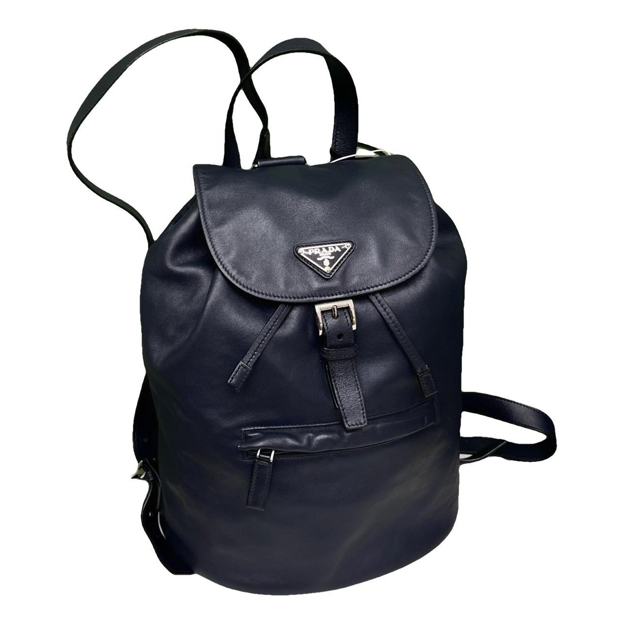 Leather backpack