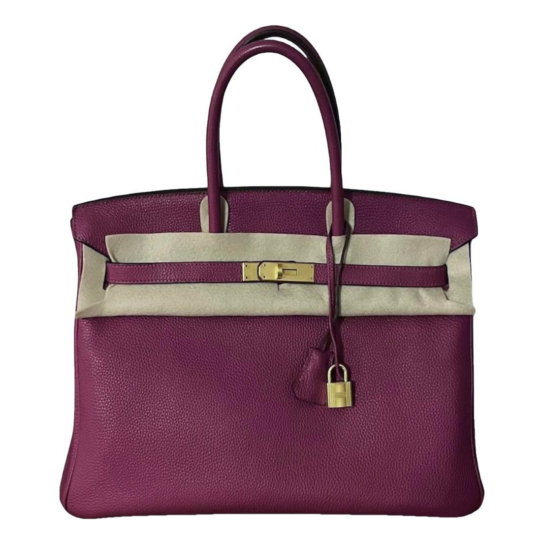 Birkin 35 leather handbag