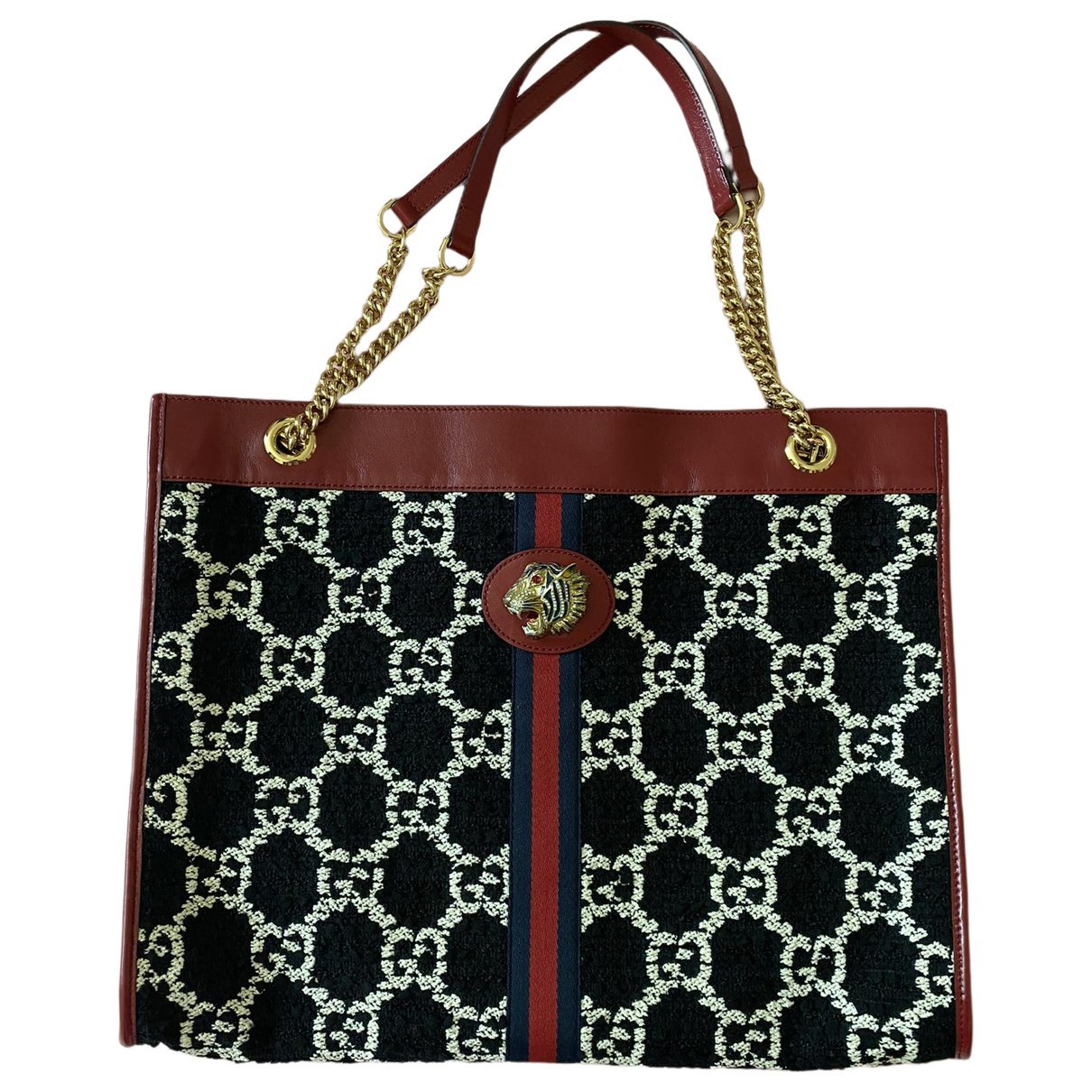 Rajah tweed tote