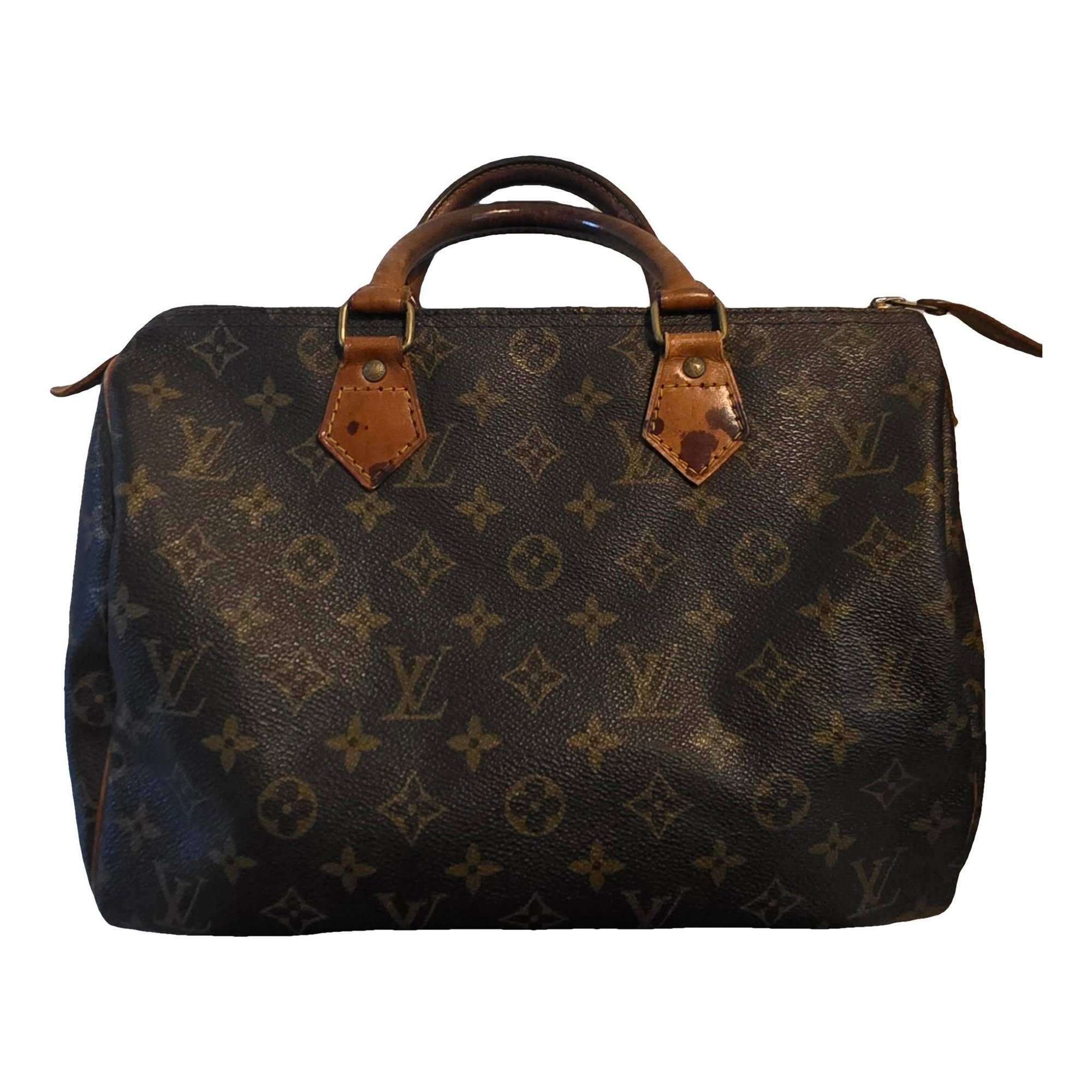 Speedy leather handbag