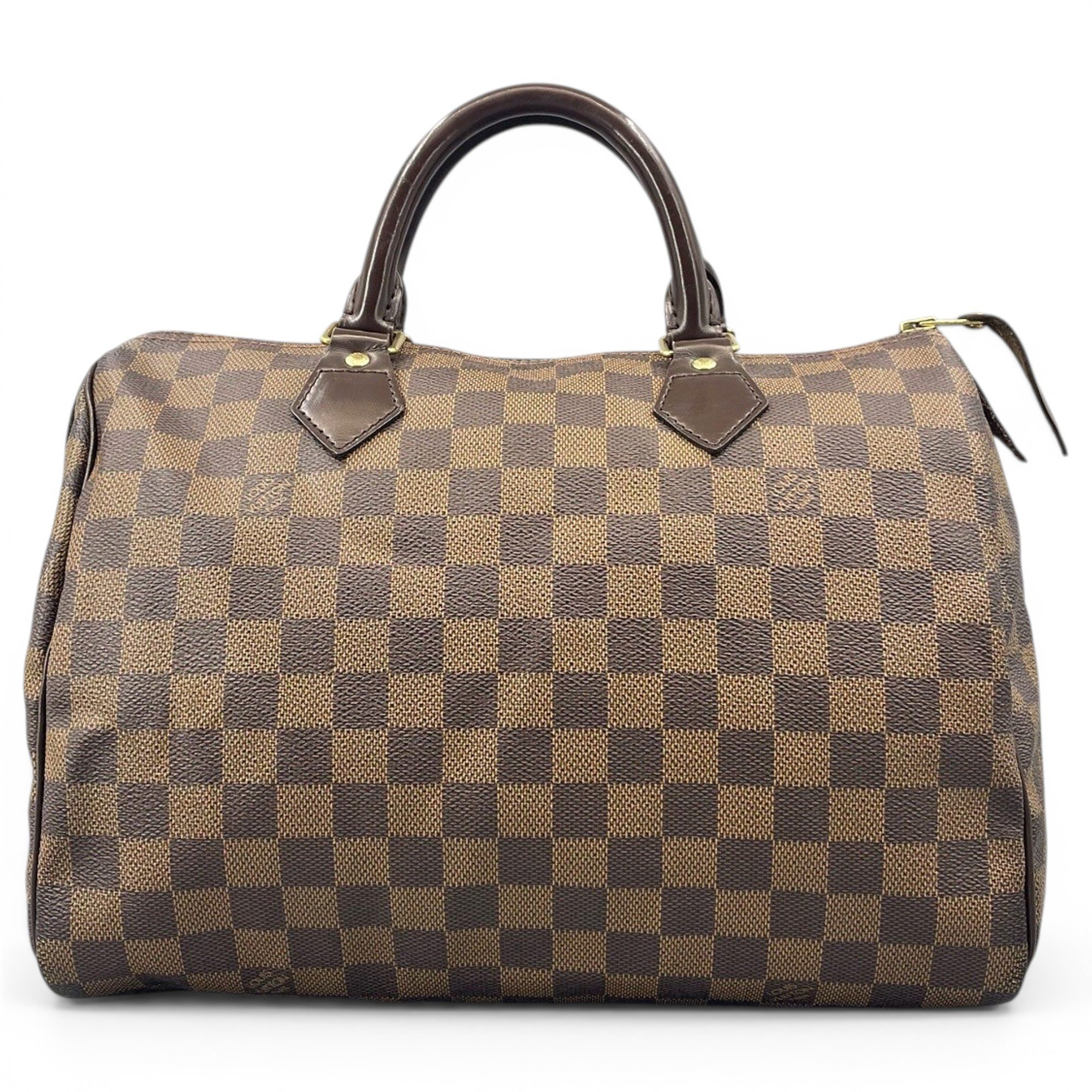 Speedy leather handbag