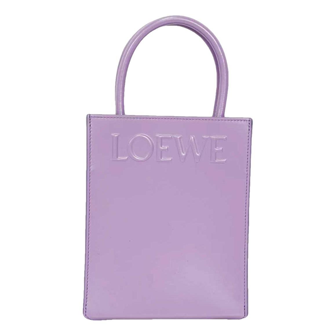A5 leather handbag