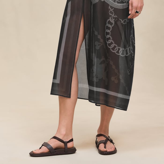 Gris Charbon "Palefroi Remix" Maxi Beach Caftan