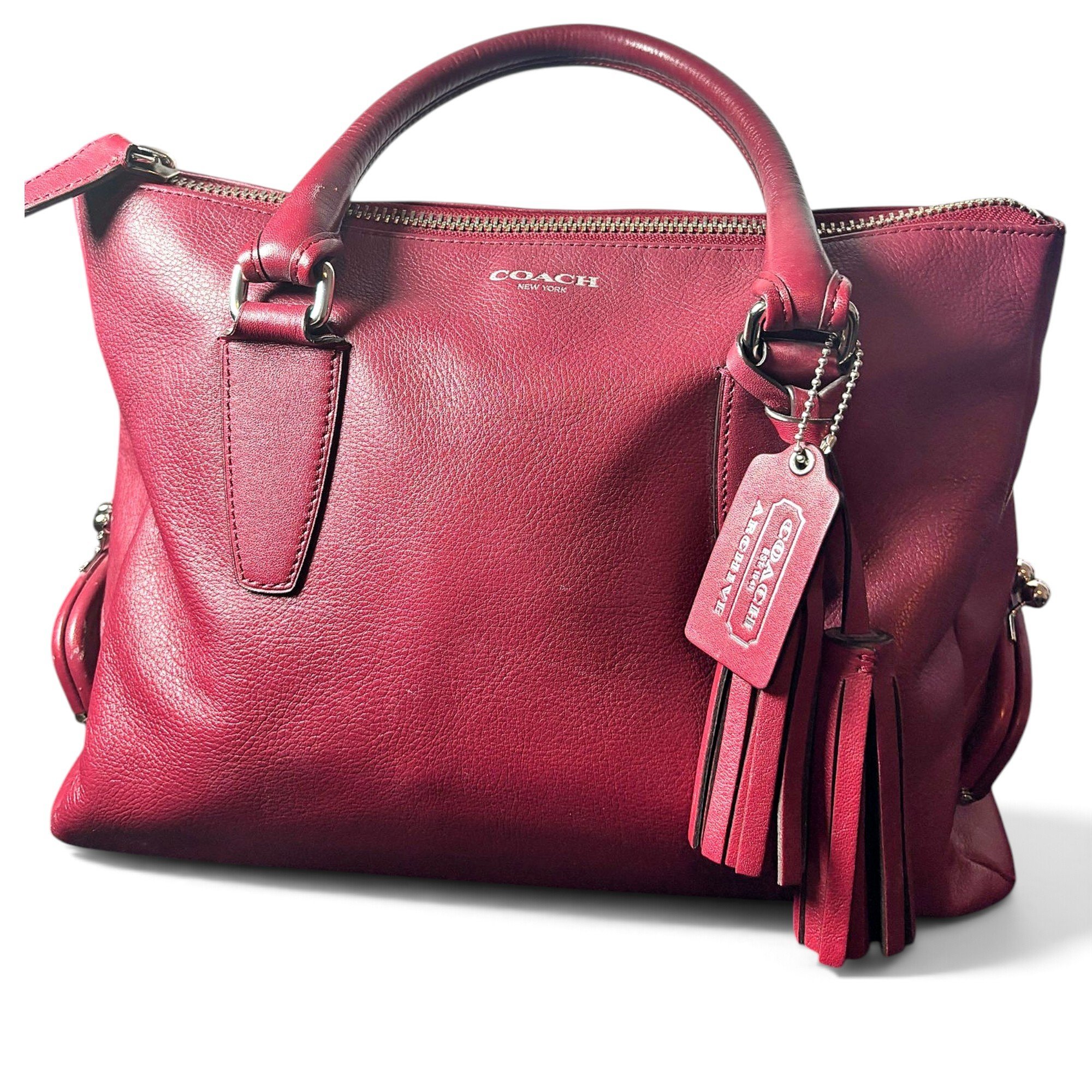 Leather satchel