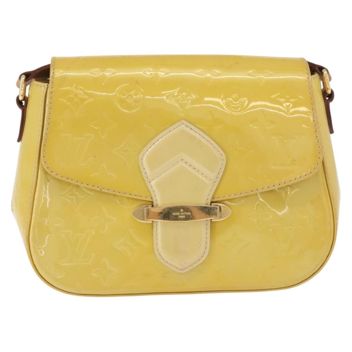 Bellflower patent leather handbag
