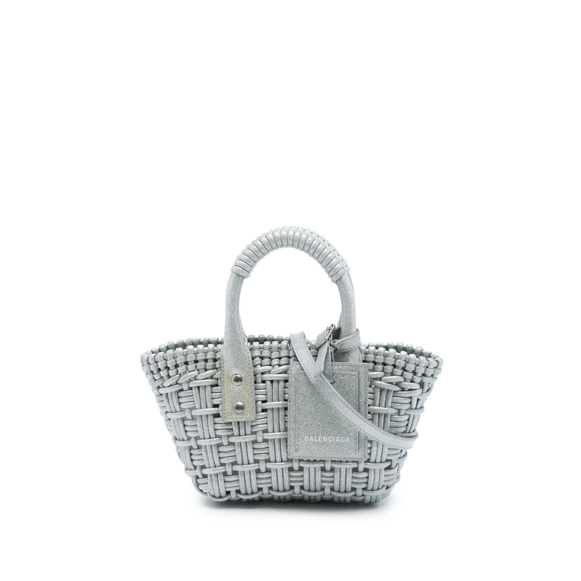 Balenciaga Bistro Panier cloth handbag