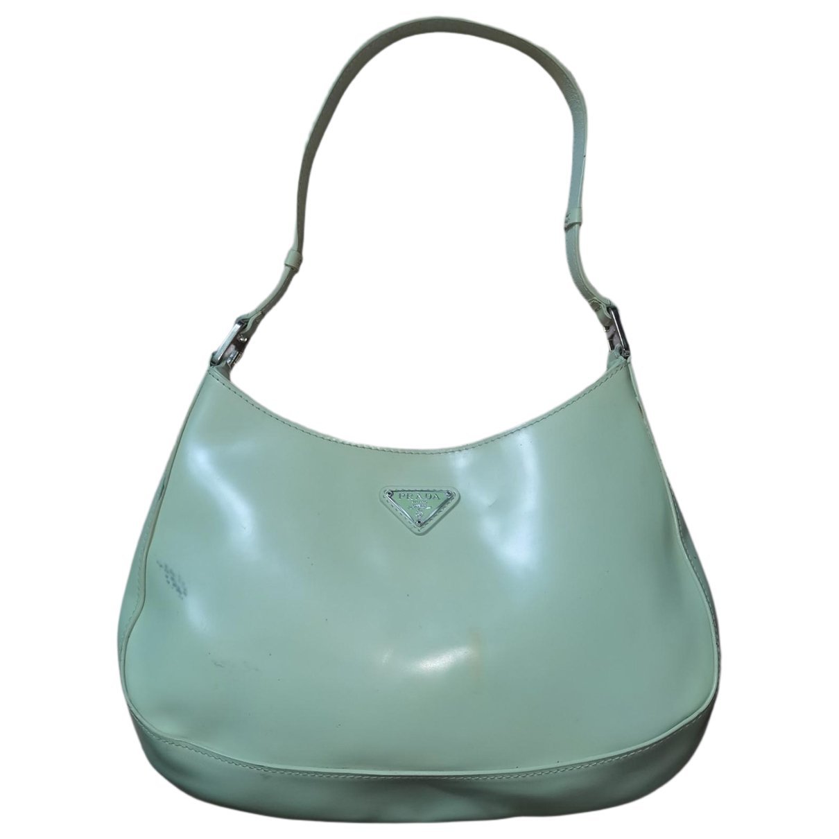 Leather clutch bag