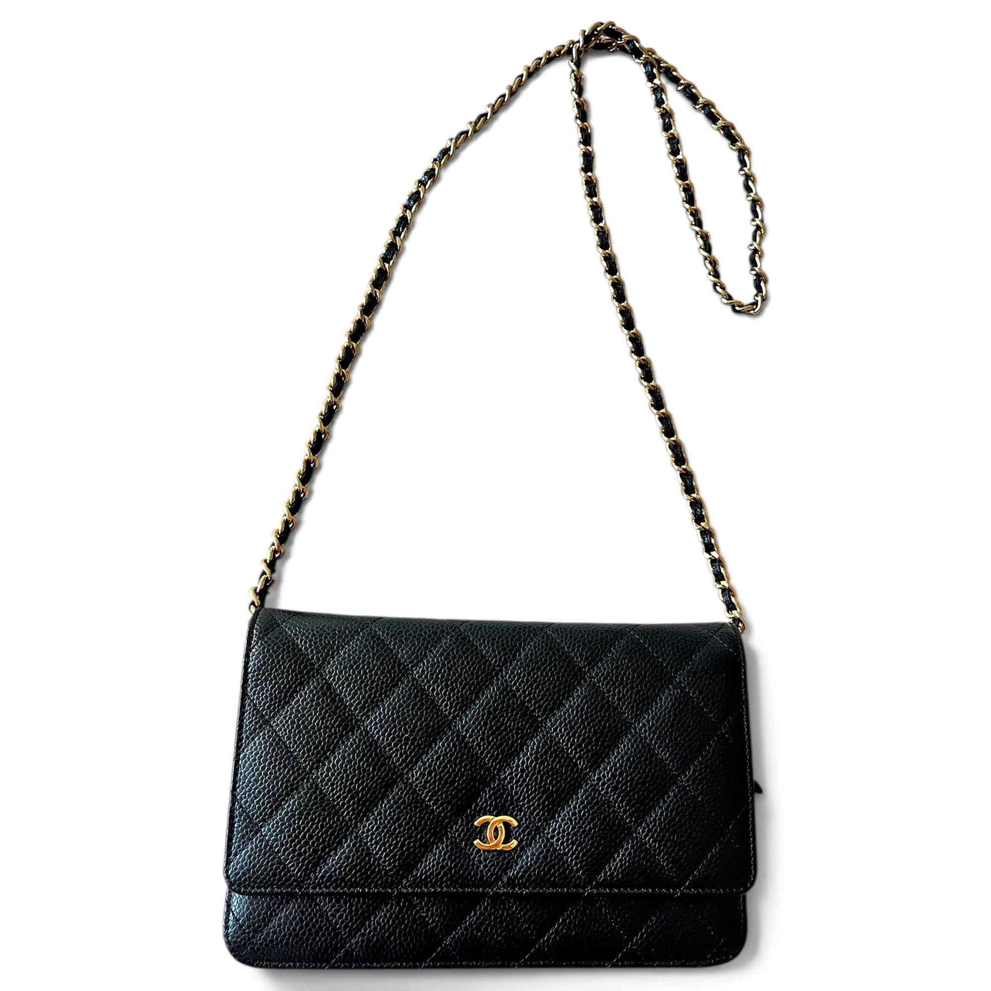 Wallet On Chain Timeless/Classique leather crossbody bag