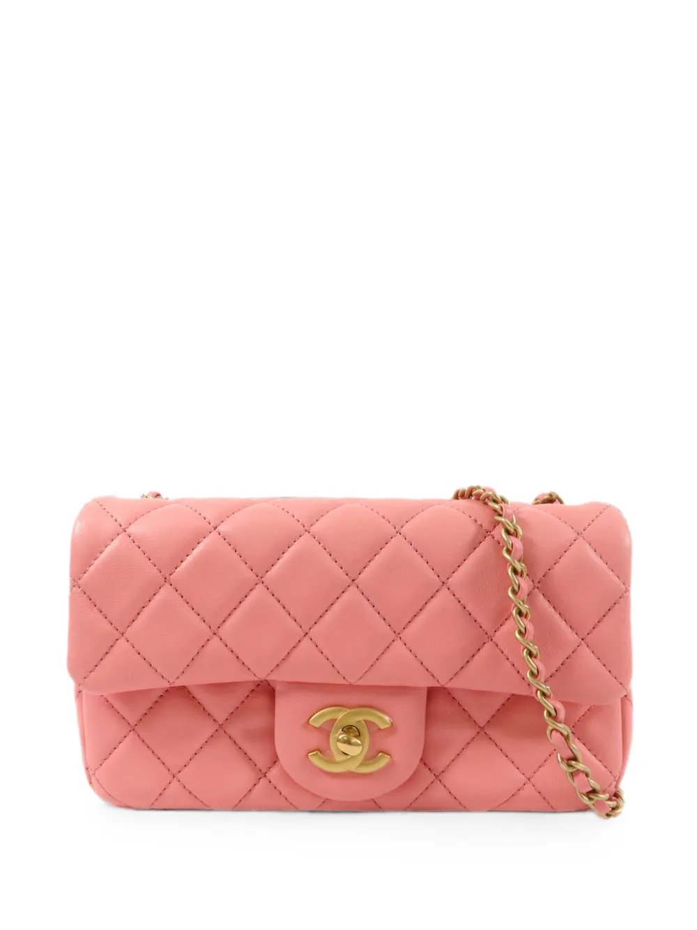 mini CC-logo flap shoulder bag