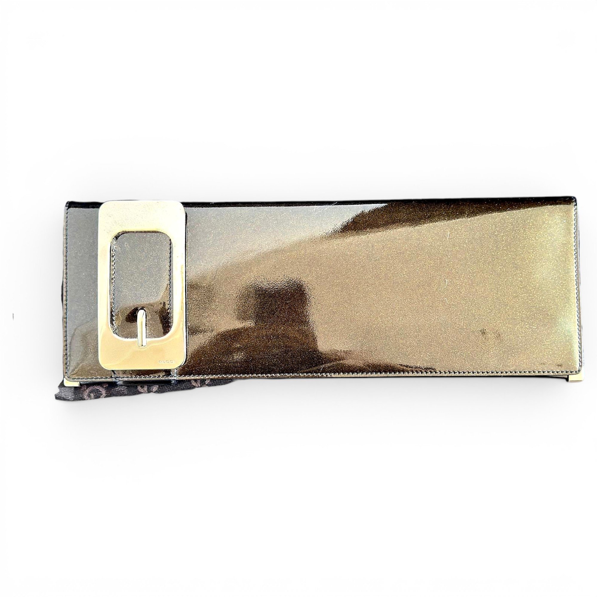 Patent leather handbag