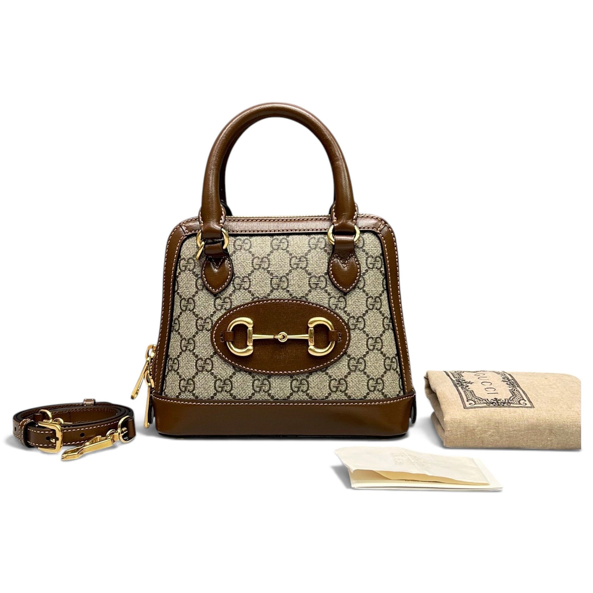 Handle Horsebit 1955 leather handbag