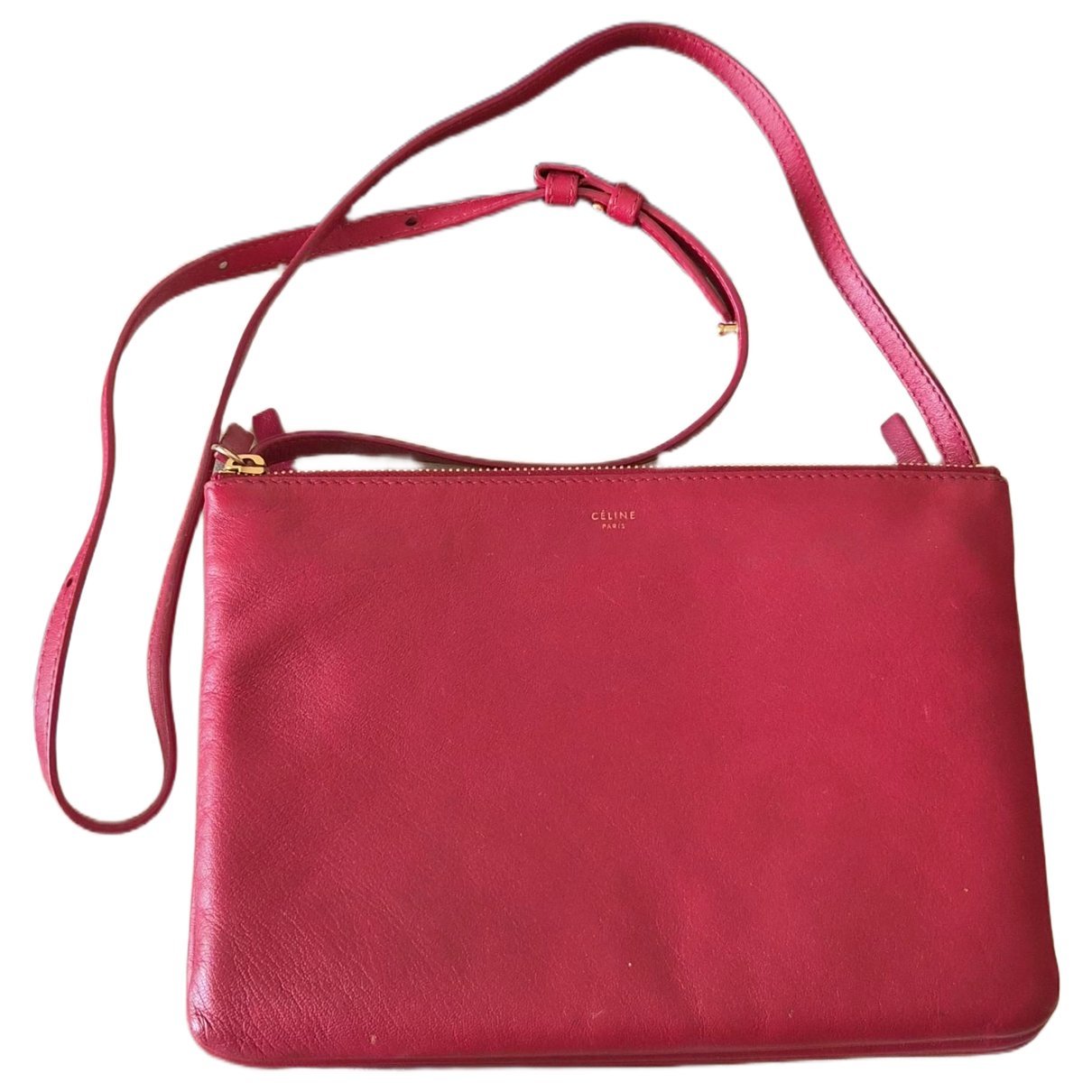 Trio leather crossbody bag