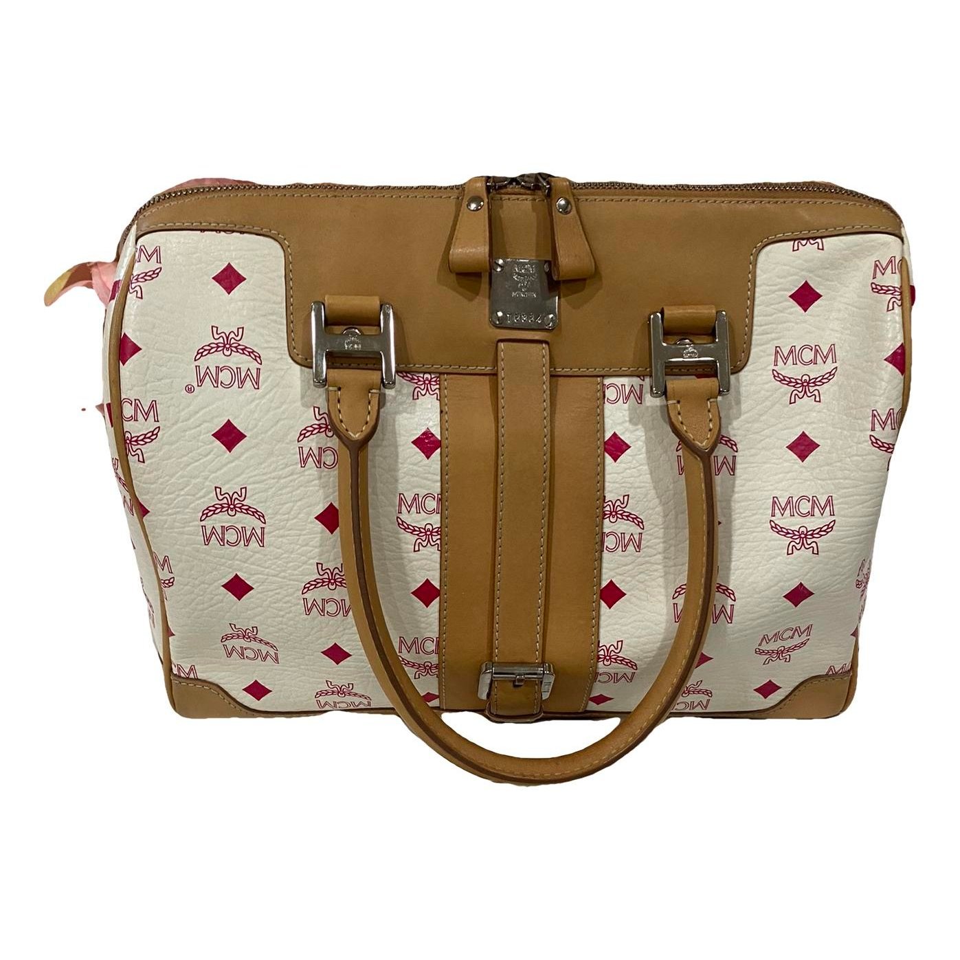 Boston leather handbag