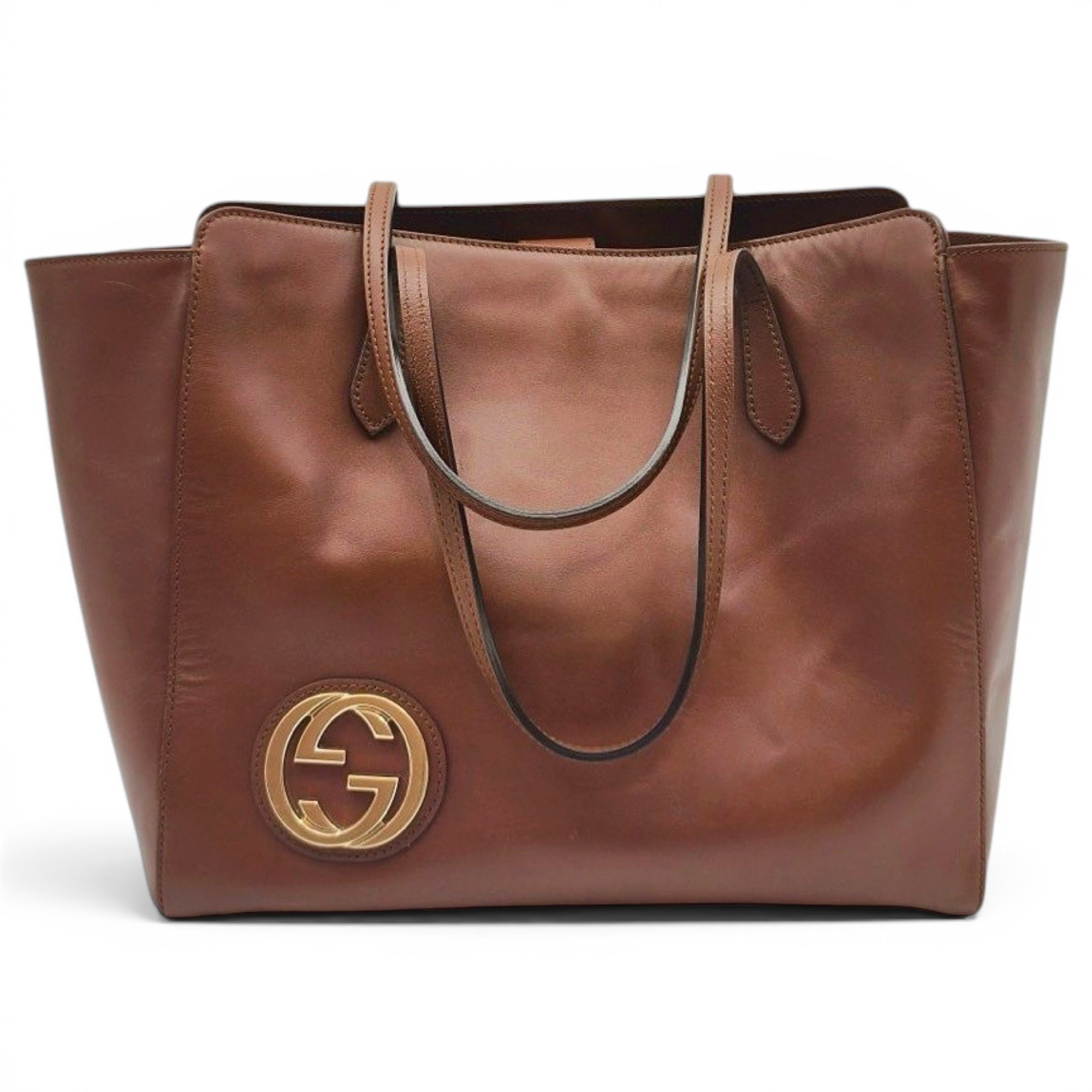Leather handbag