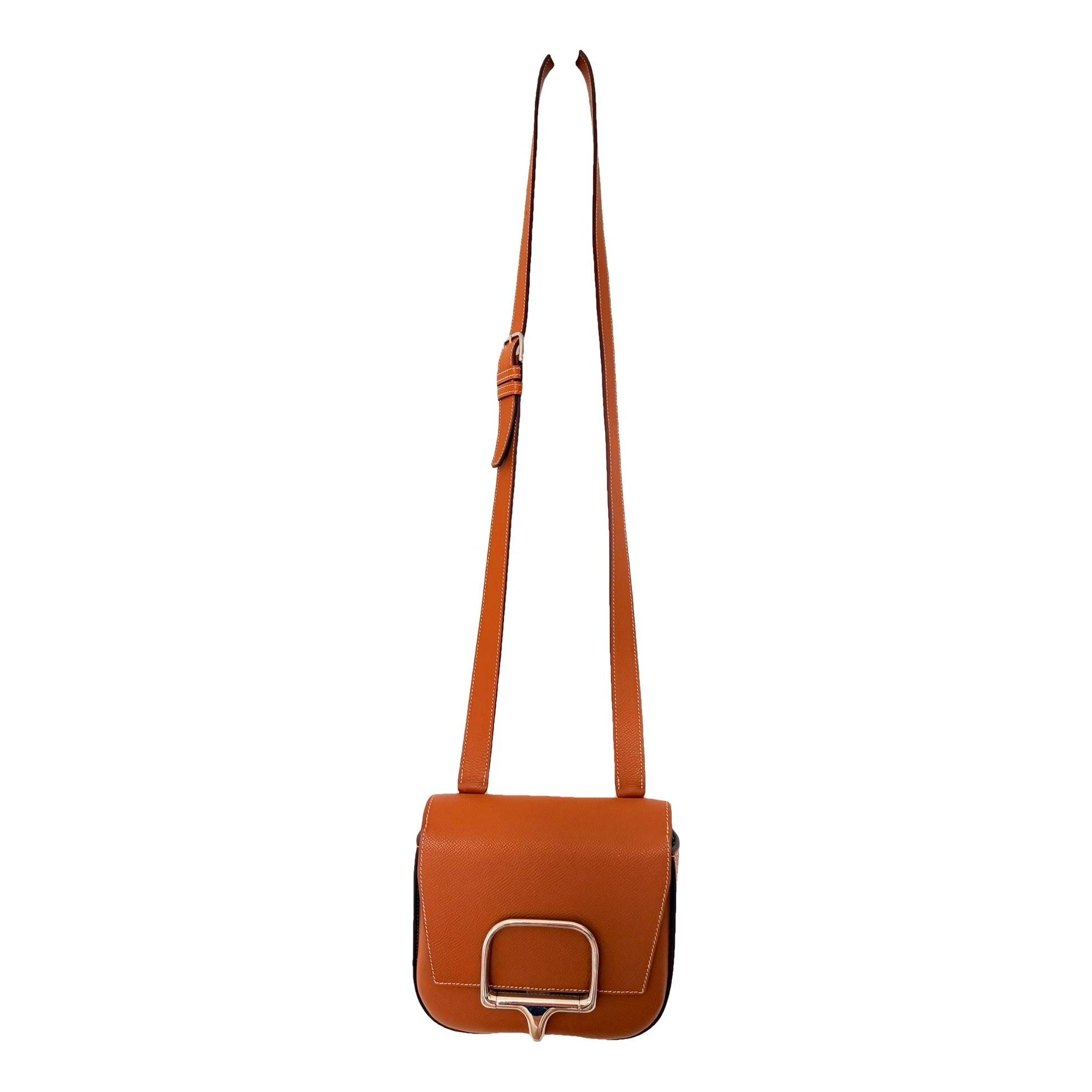 Della leather crossbody bag