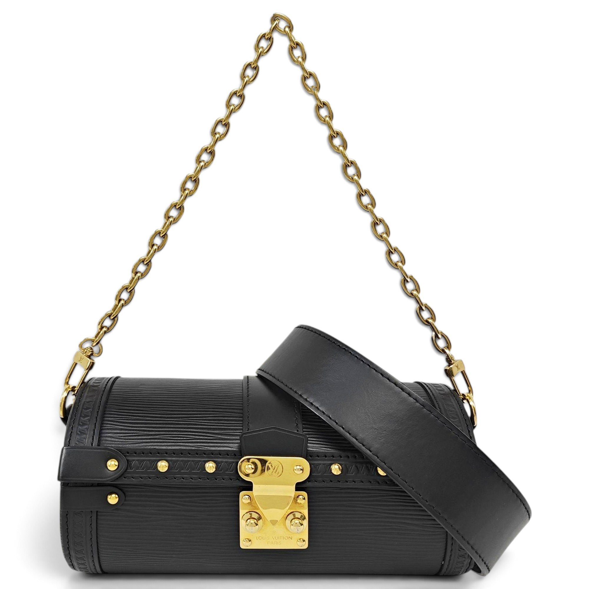 Papillon Trunk leather handbag