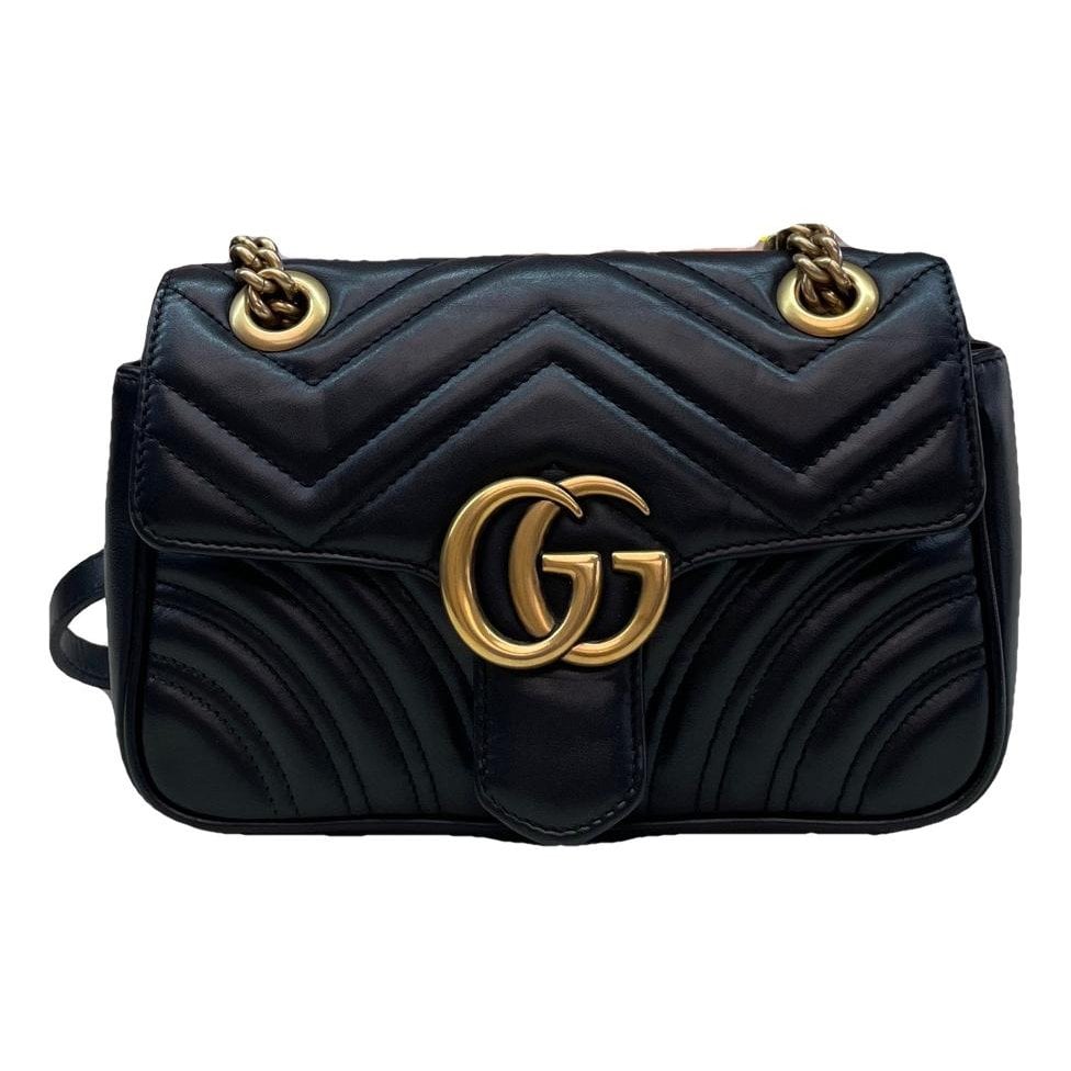 GG Marmont Flap leather handbag