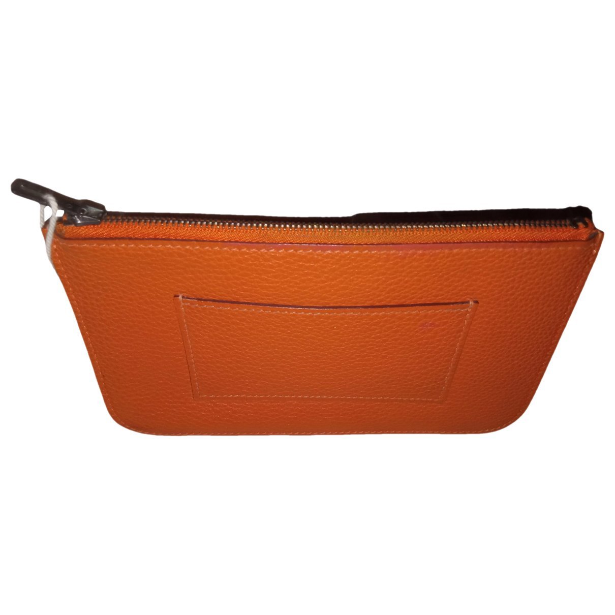 Jige leather clutch bag