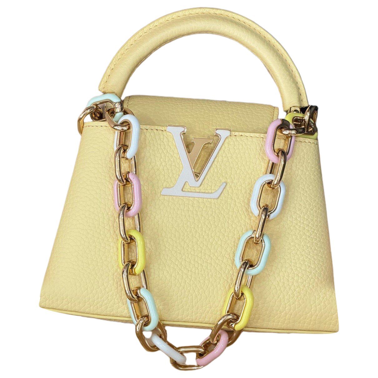 Capucines leather handbag
