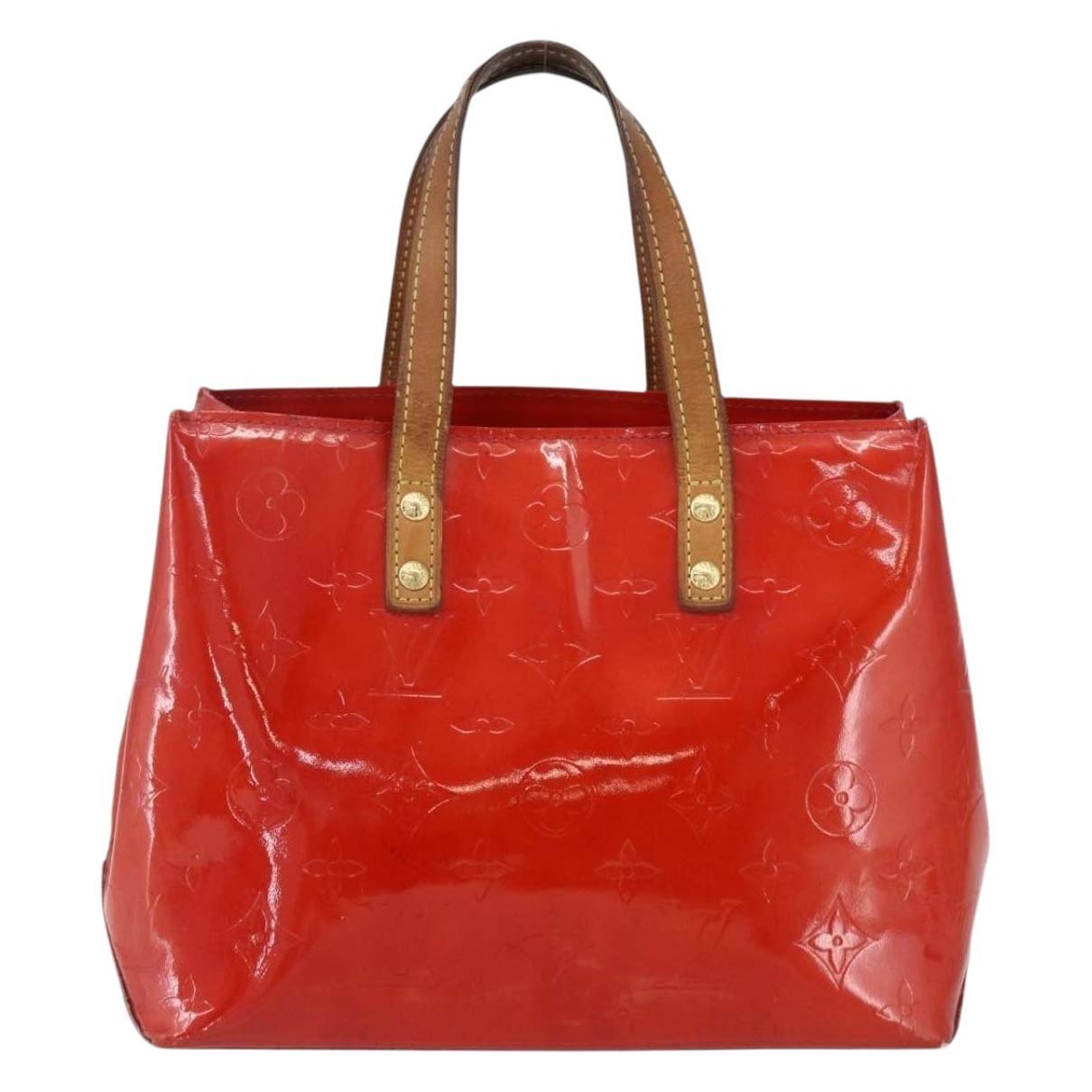 Reade patent leather handbag