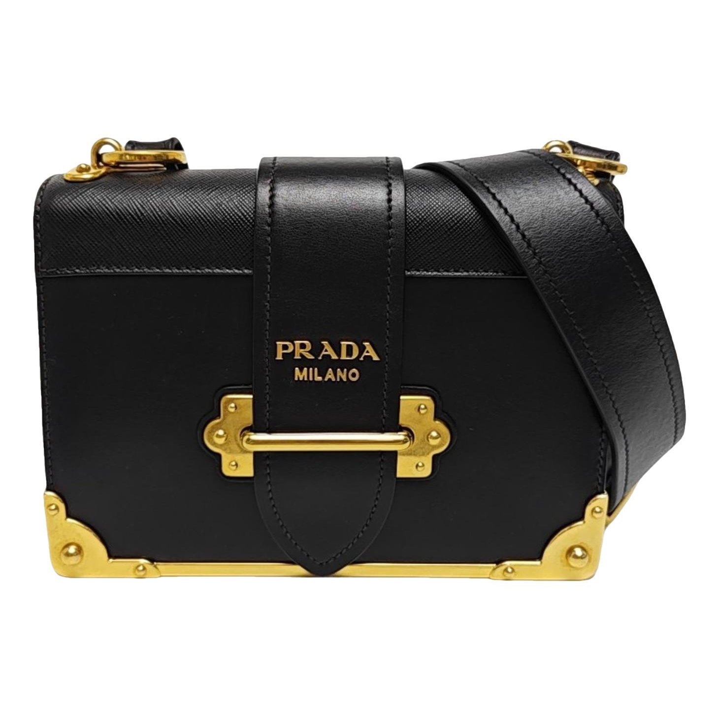 Cahier leather handbag