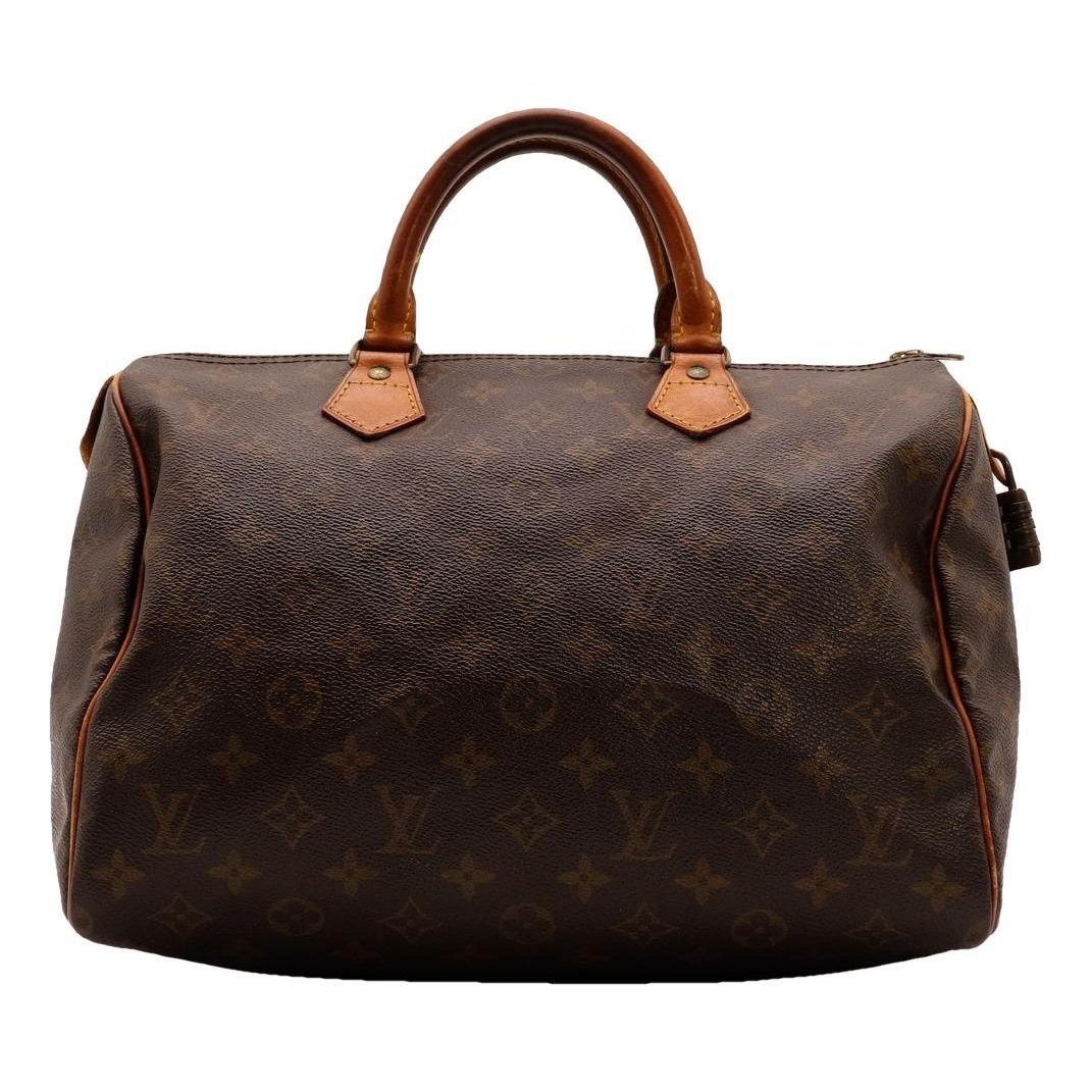 Speedy leather handbag