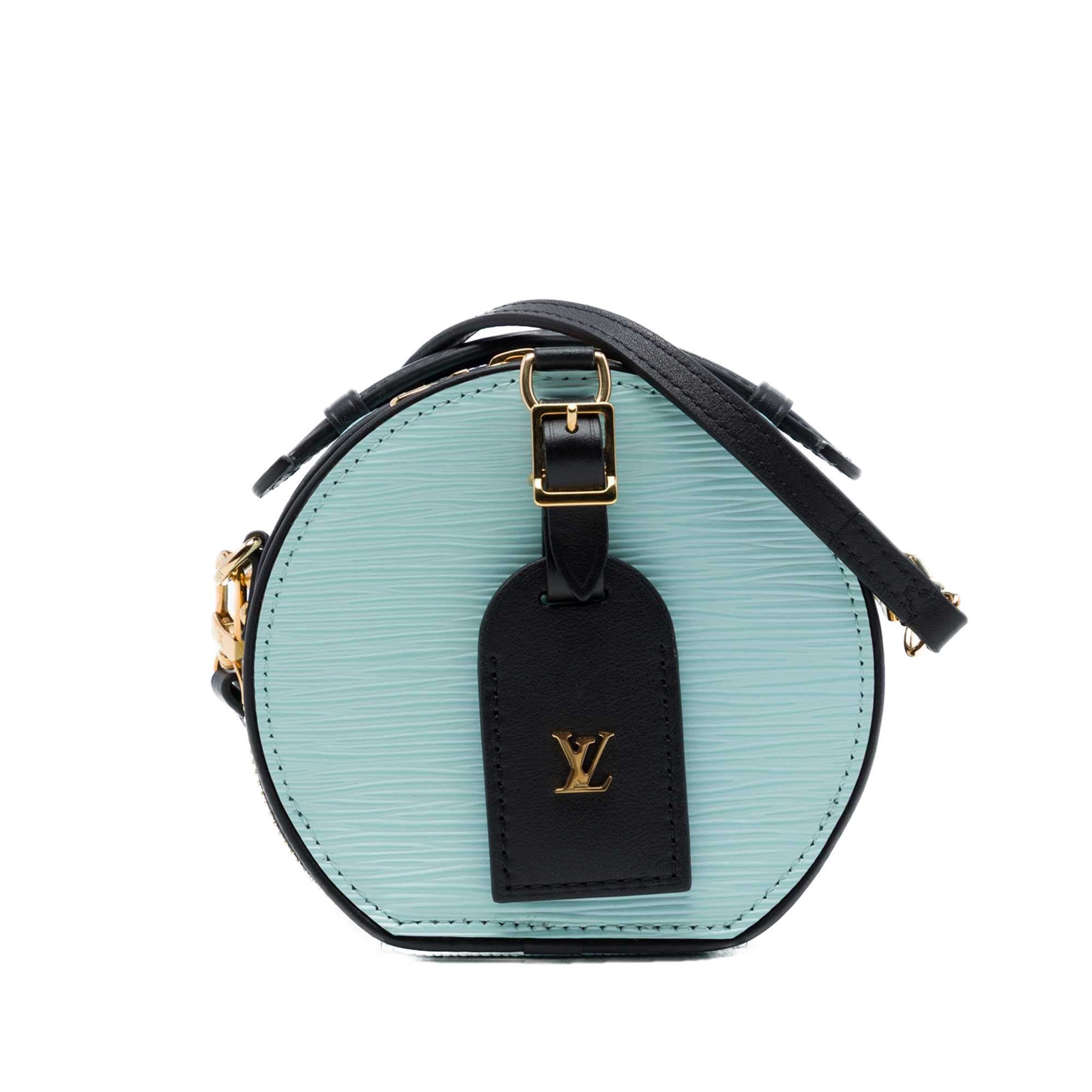 Micro boite chapeau leather handbag