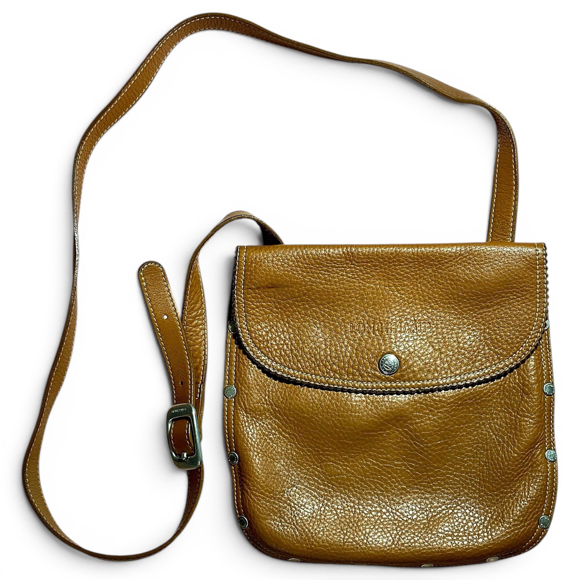 Leather crossbody bag